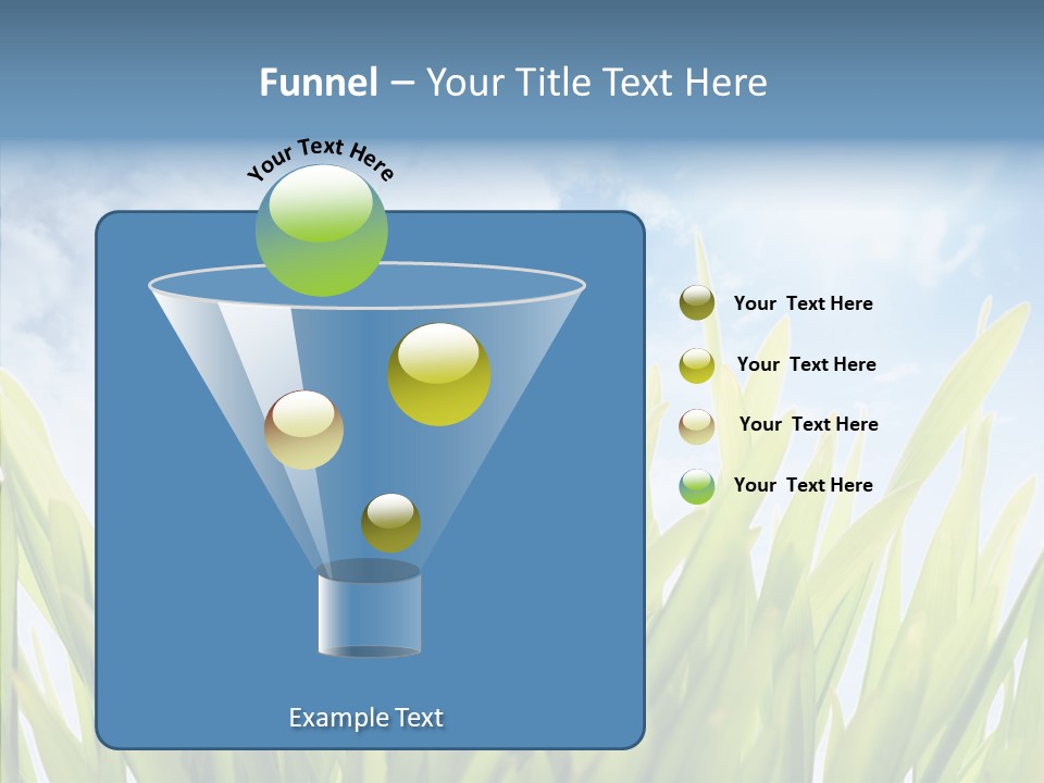 Background Meadow Flower PowerPoint Template