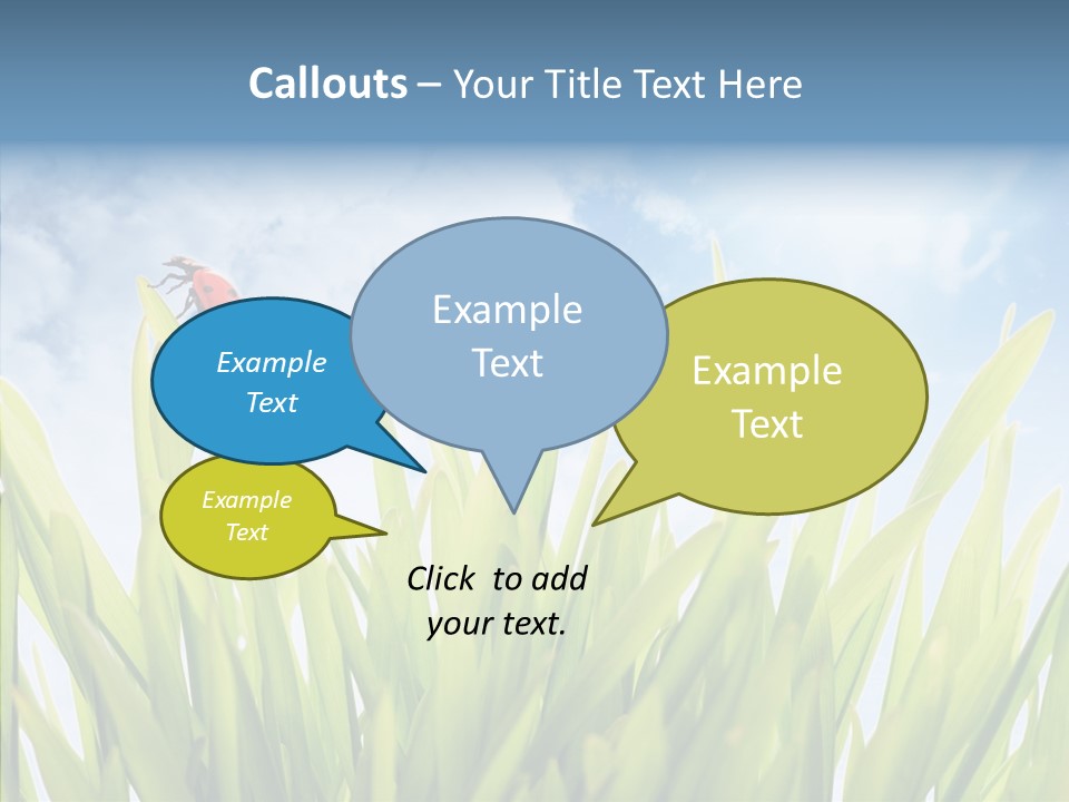 Background Meadow Flower PowerPoint Template