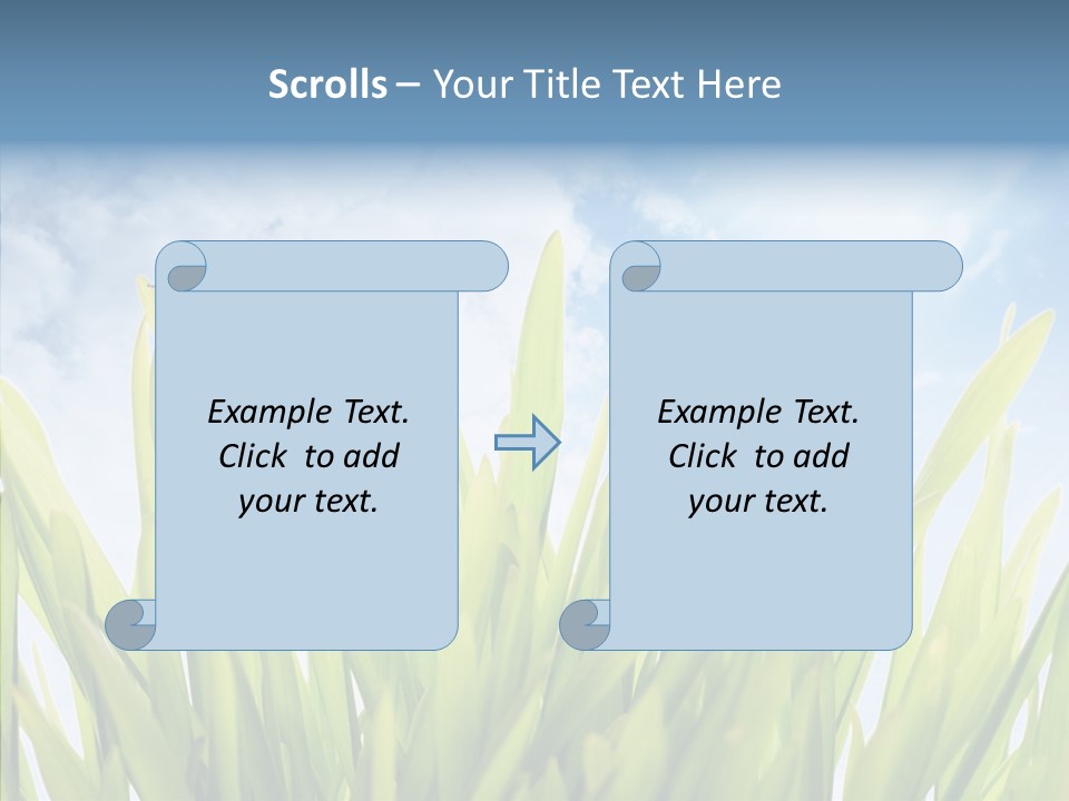 Background Meadow Flower PowerPoint Template