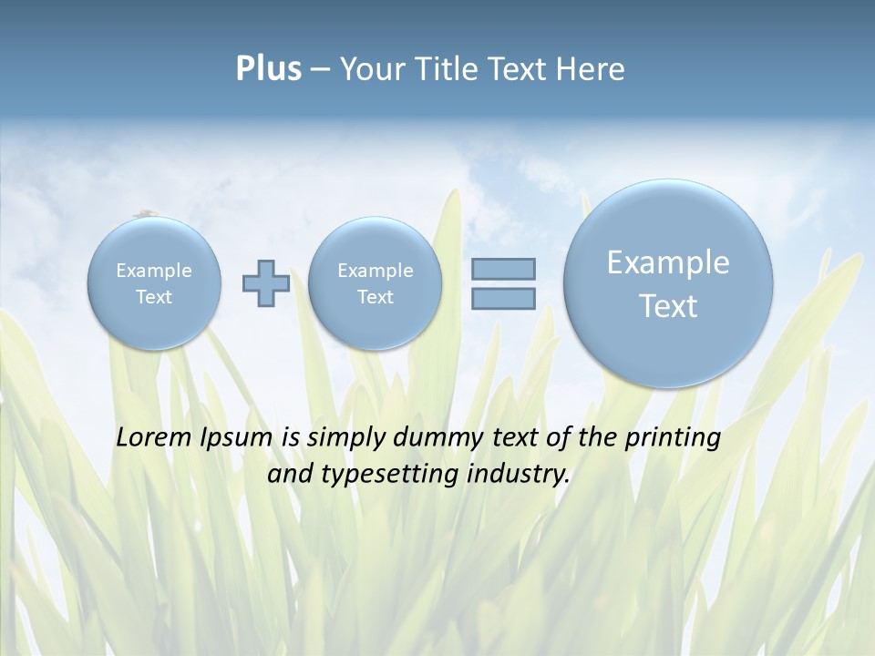 Background Meadow Flower PowerPoint Template