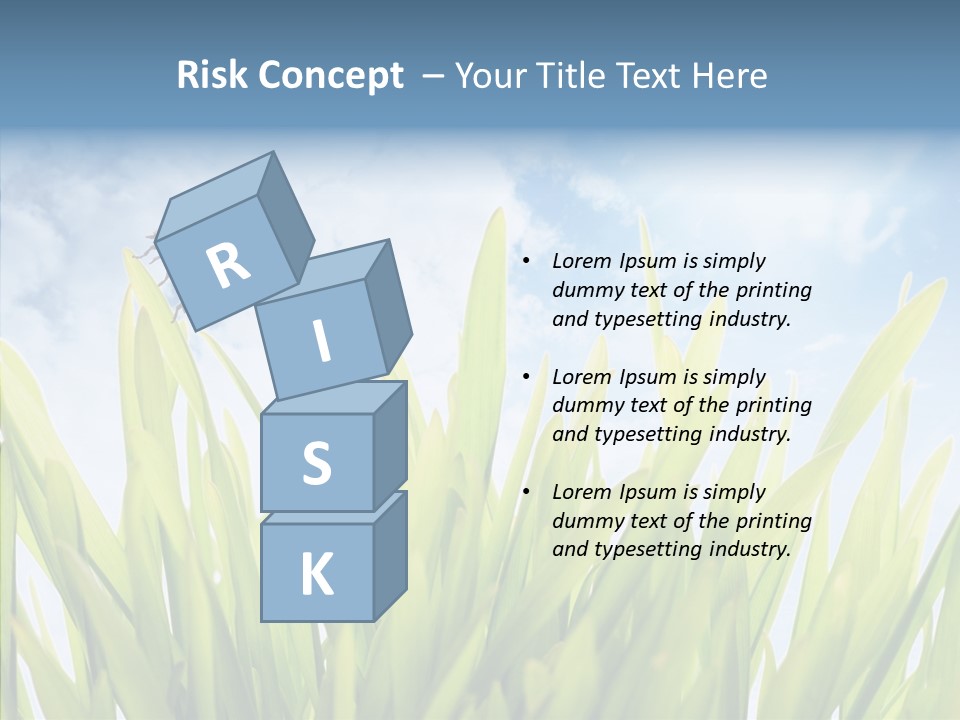 Background Meadow Flower PowerPoint Template