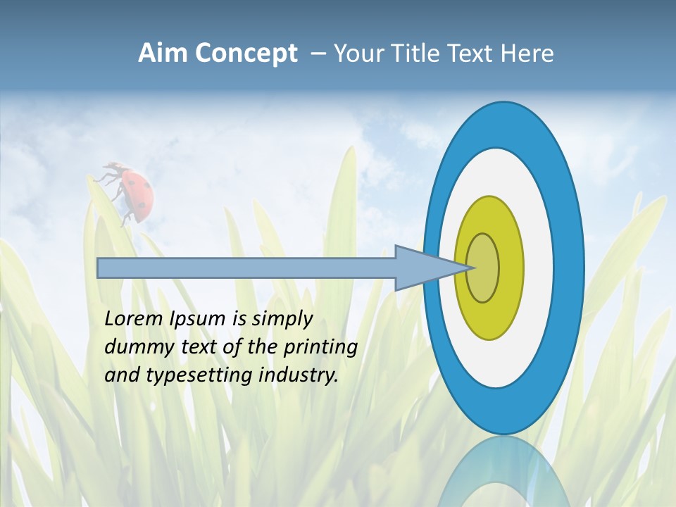 Background Meadow Flower PowerPoint Template