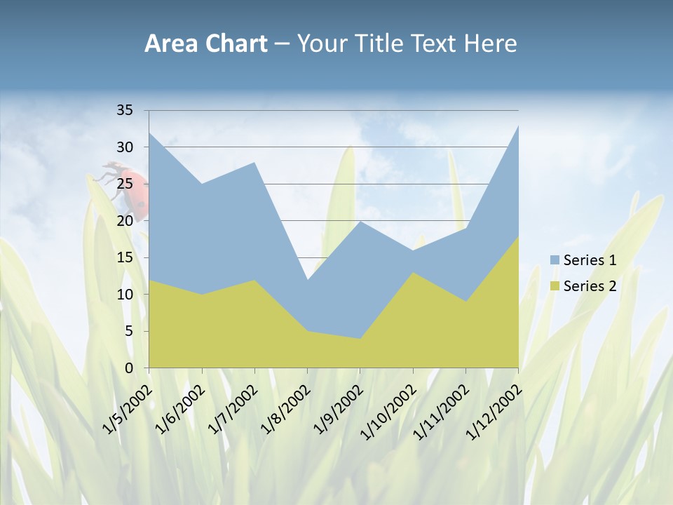 Background Meadow Flower PowerPoint Template