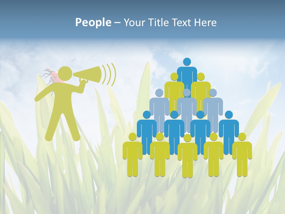 Background Meadow Flower PowerPoint Template