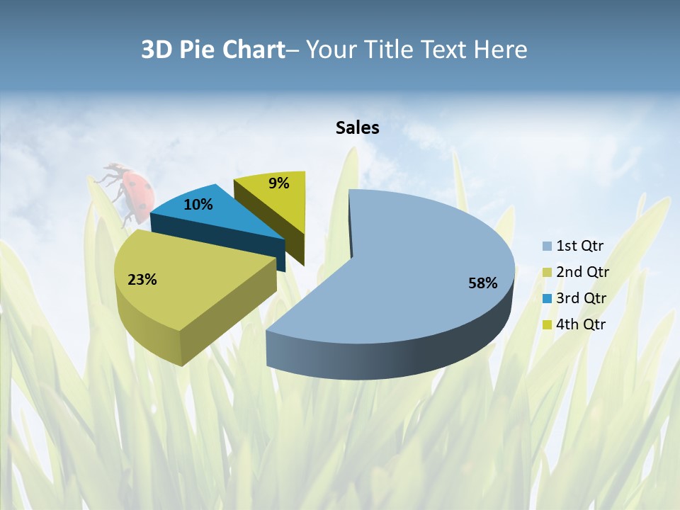 Background Meadow Flower PowerPoint Template
