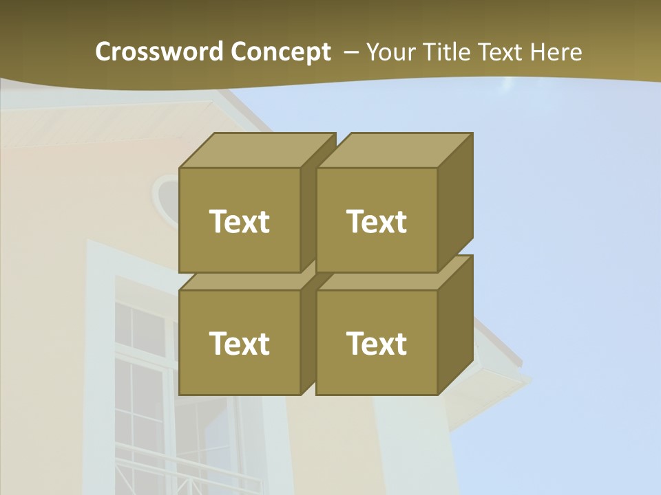 Window Dormer Tiling PowerPoint Template