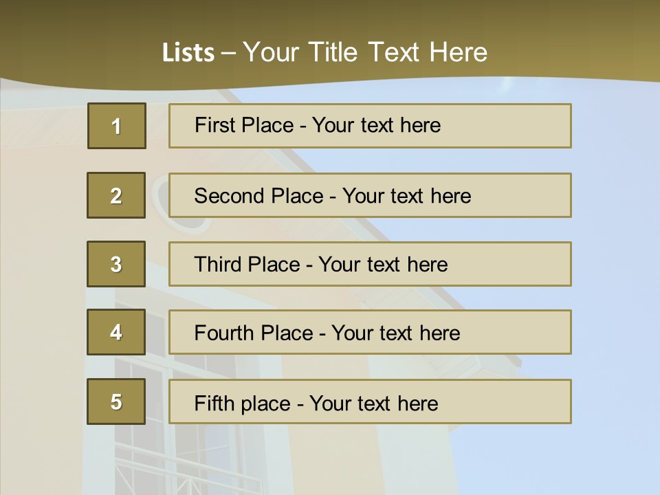 Window Dormer Tiling PowerPoint Template