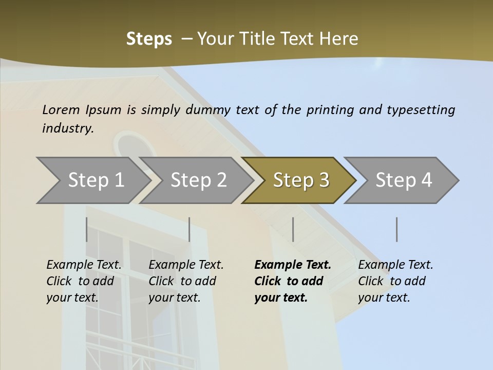 Window Dormer Tiling PowerPoint Template