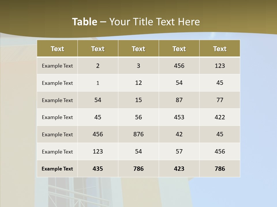 Window Dormer Tiling PowerPoint Template