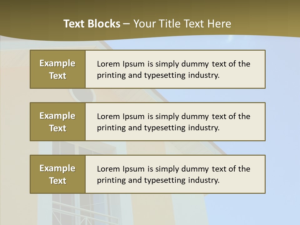 Window Dormer Tiling PowerPoint Template