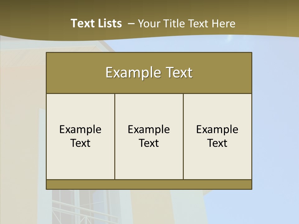 Window Dormer Tiling PowerPoint Template