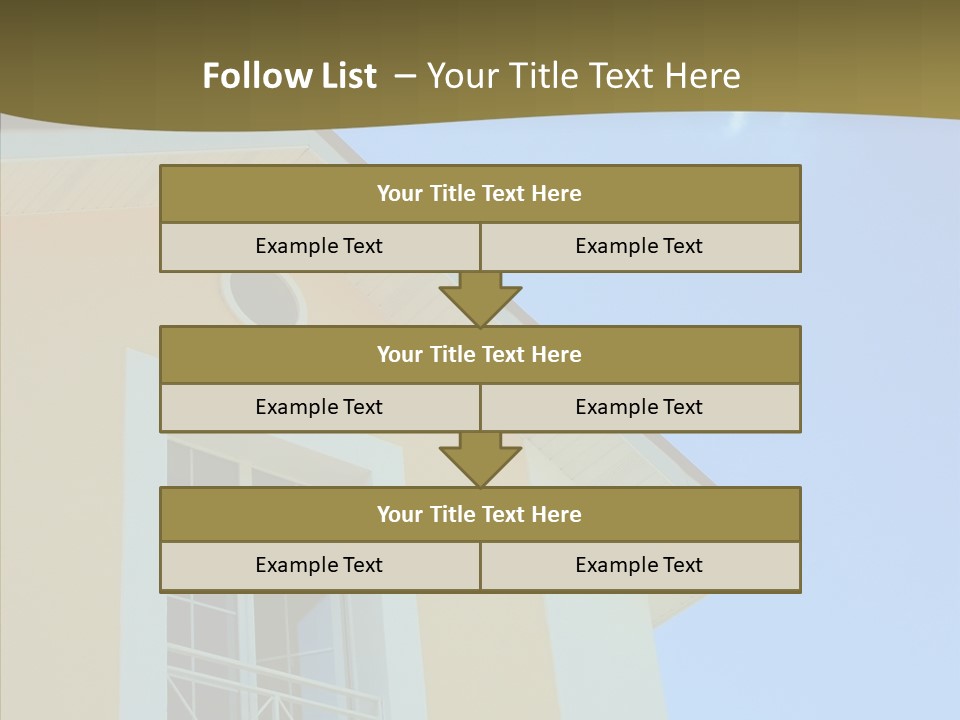 Window Dormer Tiling PowerPoint Template