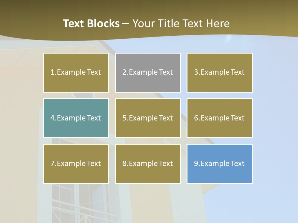 Window Dormer Tiling PowerPoint Template