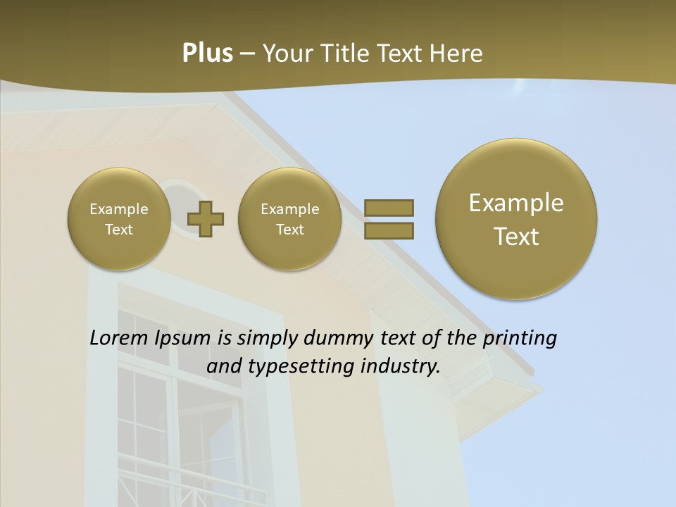 Window Dormer Tiling PowerPoint Template