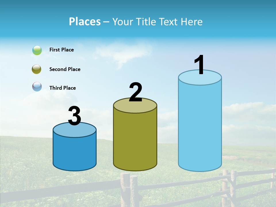 Plant Scene Beauty PowerPoint Template