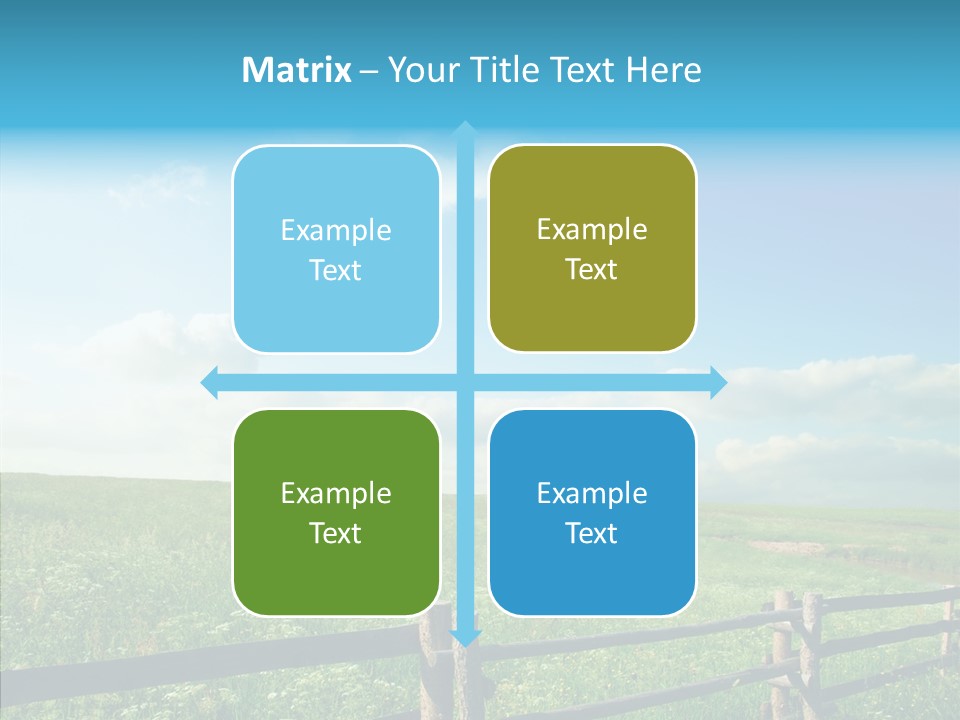 Plant Scene Beauty PowerPoint Template
