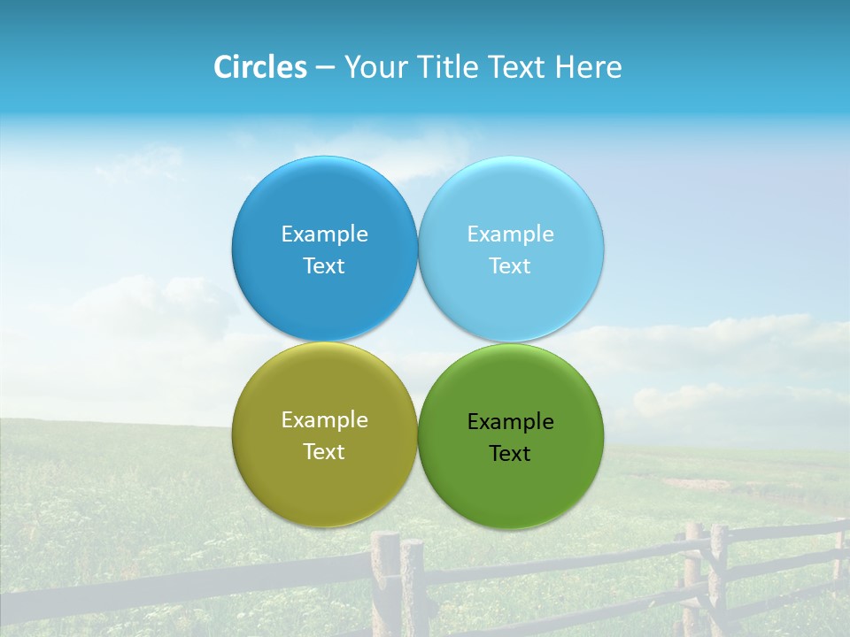 Plant Scene Beauty PowerPoint Template