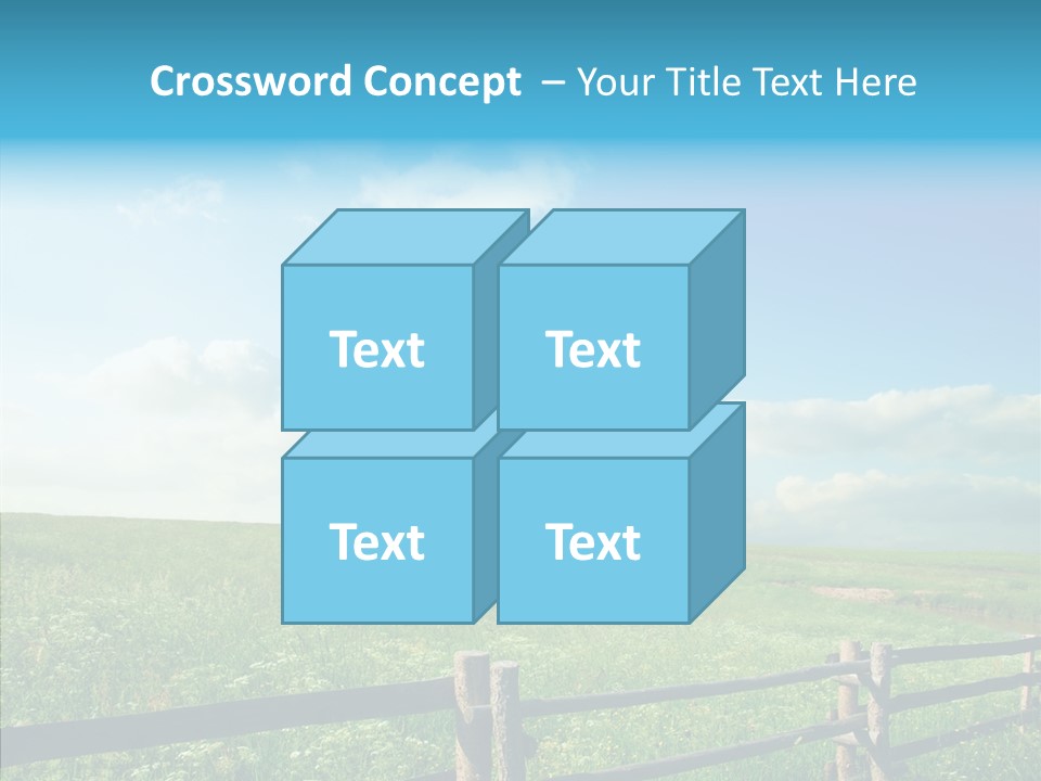 Plant Scene Beauty PowerPoint Template