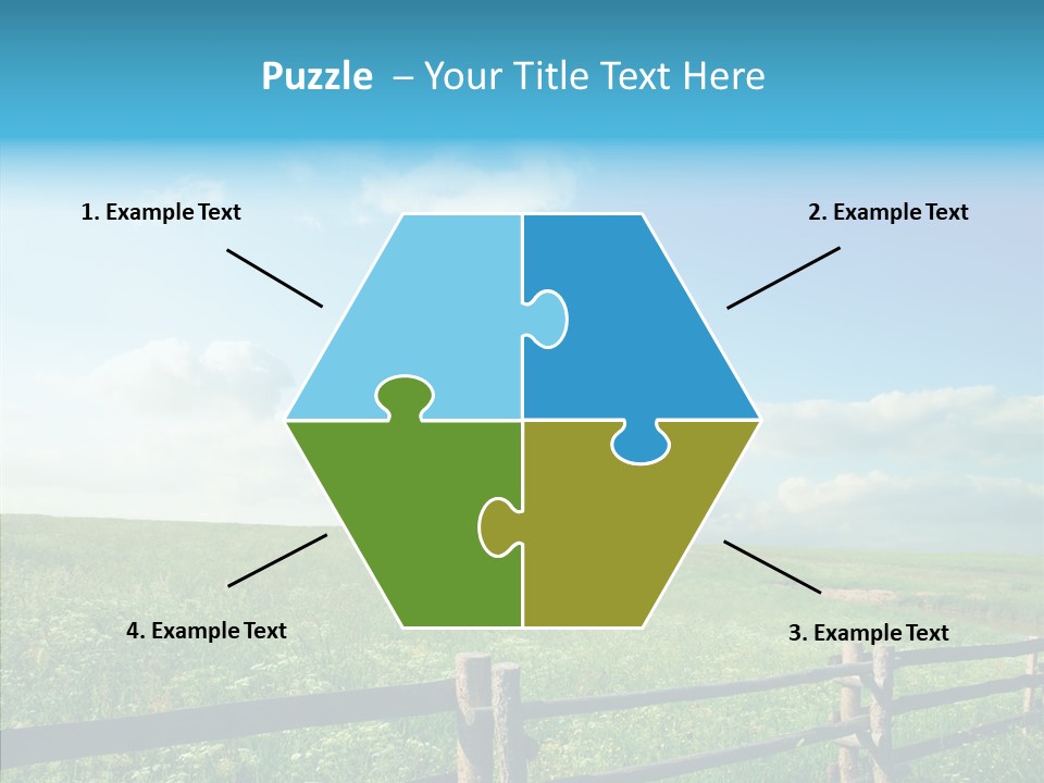 Plant Scene Beauty PowerPoint Template