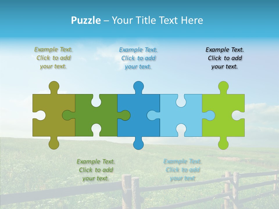 Plant Scene Beauty PowerPoint Template