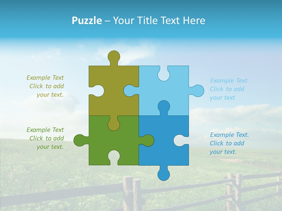 Plant Scene Beauty PowerPoint Template