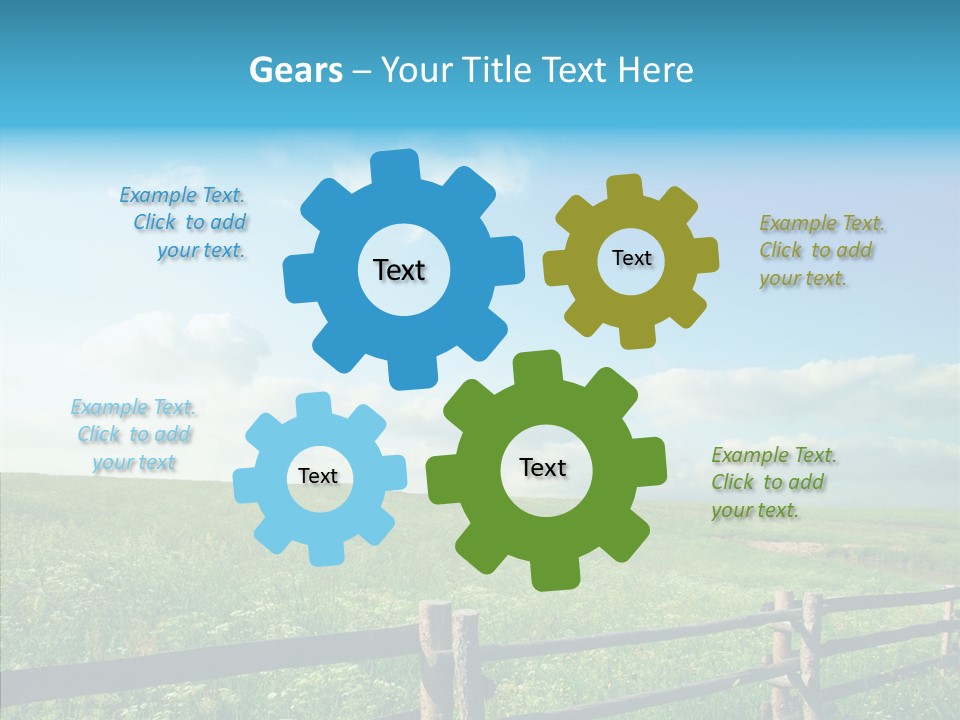 Plant Scene Beauty PowerPoint Template