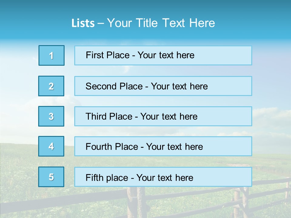 Plant Scene Beauty PowerPoint Template