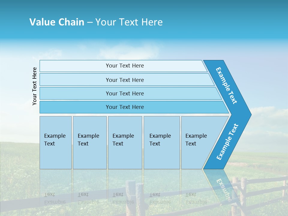 Plant Scene Beauty PowerPoint Template