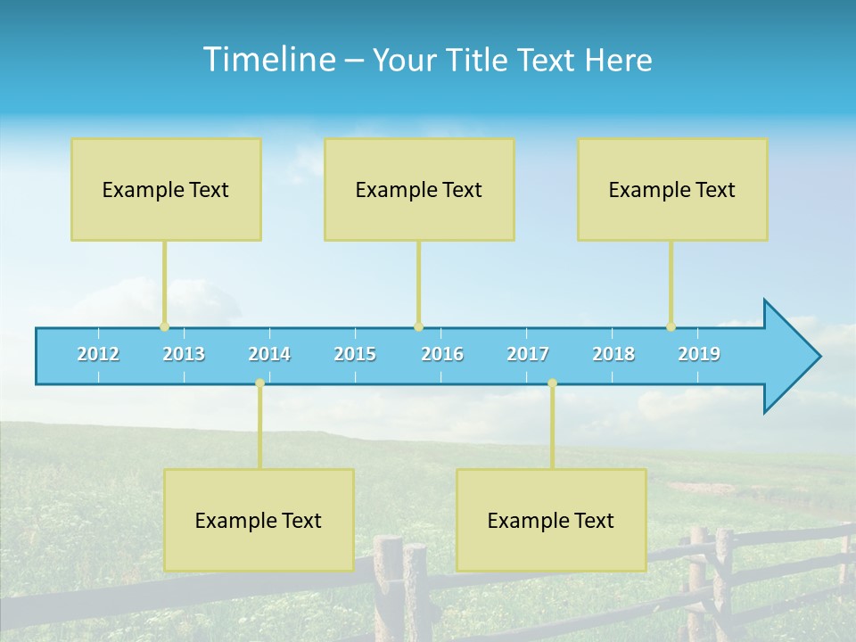 Plant Scene Beauty PowerPoint Template