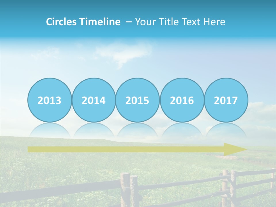 Plant Scene Beauty PowerPoint Template