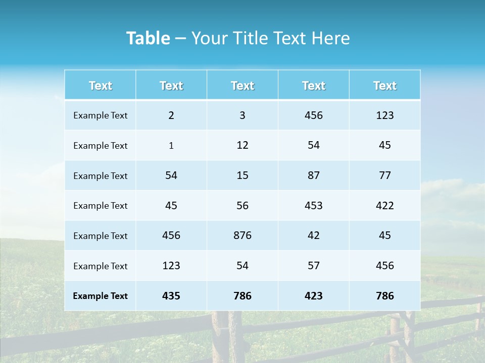Plant Scene Beauty PowerPoint Template