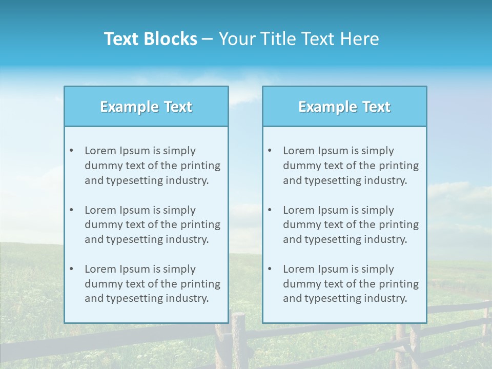 Plant Scene Beauty PowerPoint Template