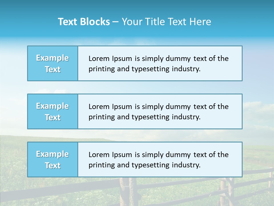 Plant Scene Beauty PowerPoint Template