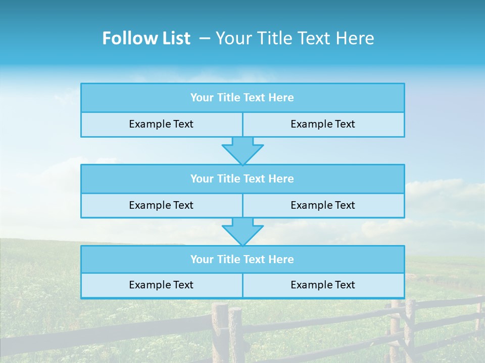 Plant Scene Beauty PowerPoint Template
