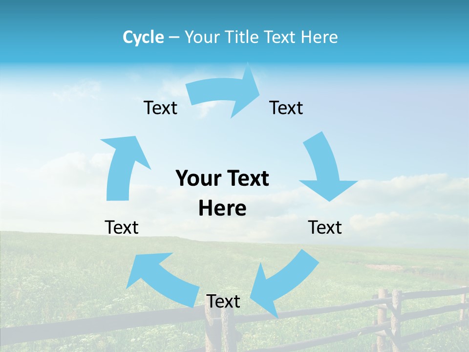 Plant Scene Beauty PowerPoint Template