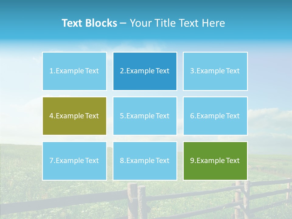 Plant Scene Beauty PowerPoint Template
