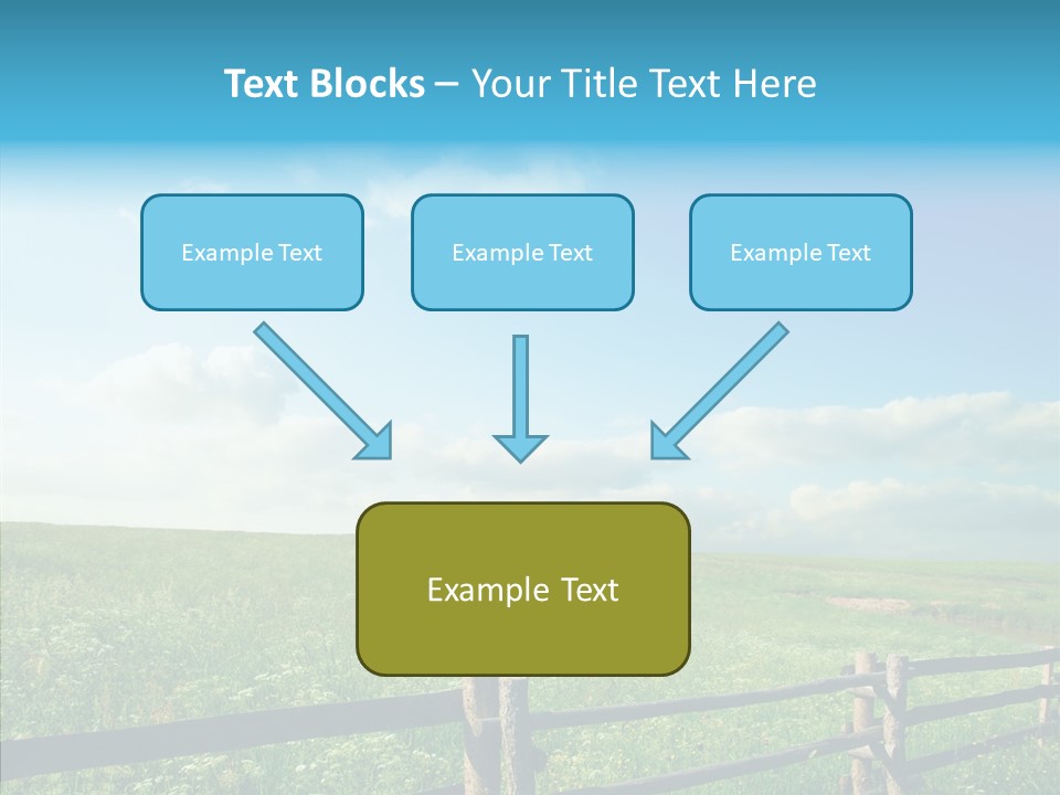 Plant Scene Beauty PowerPoint Template