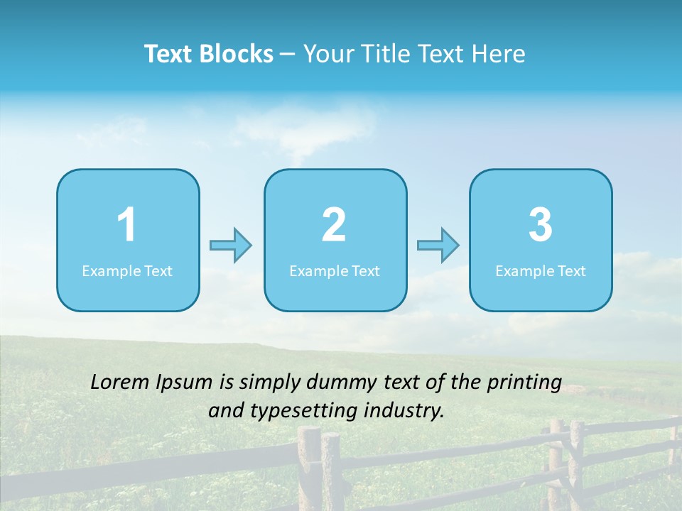 Plant Scene Beauty PowerPoint Template