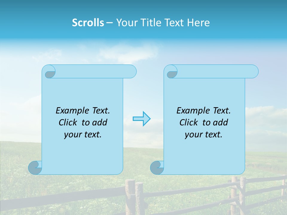 Plant Scene Beauty PowerPoint Template