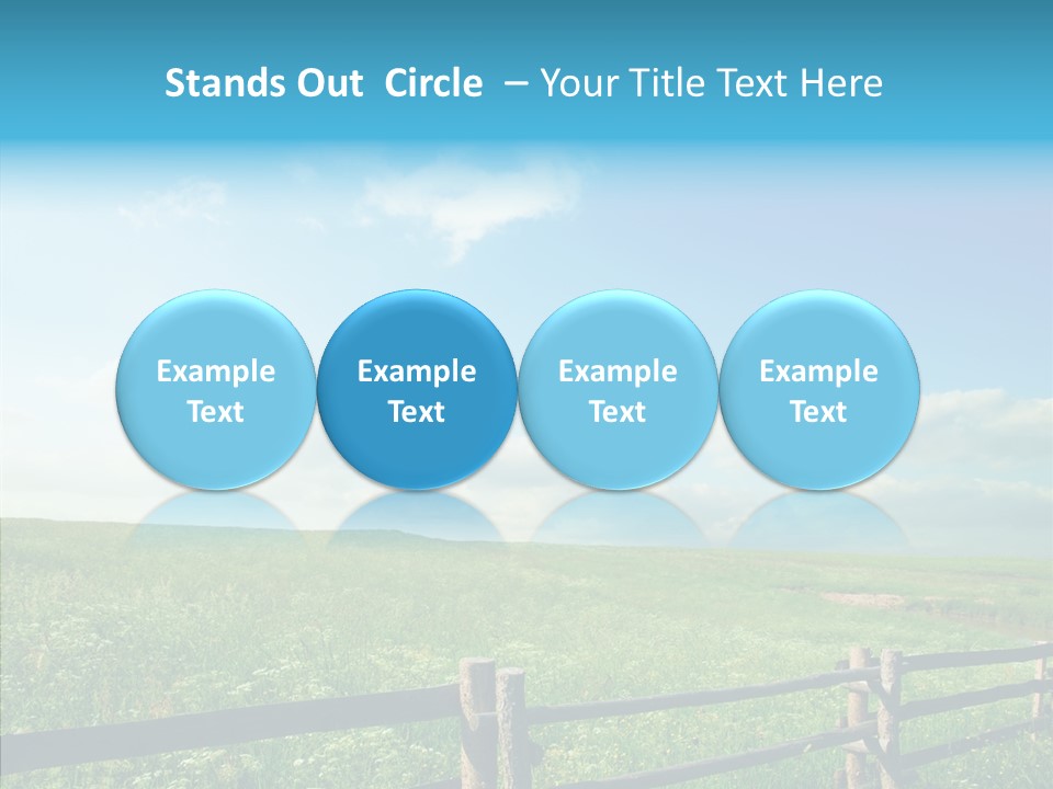 Plant Scene Beauty PowerPoint Template