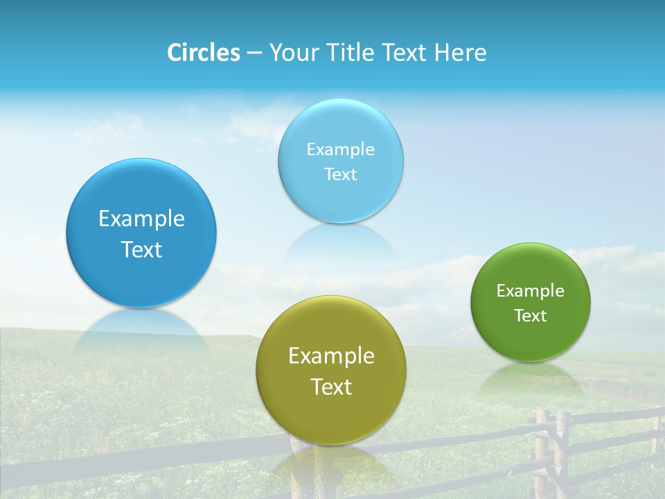 Plant Scene Beauty PowerPoint Template