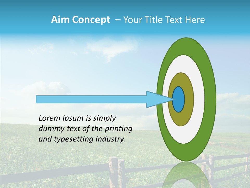 Plant Scene Beauty PowerPoint Template