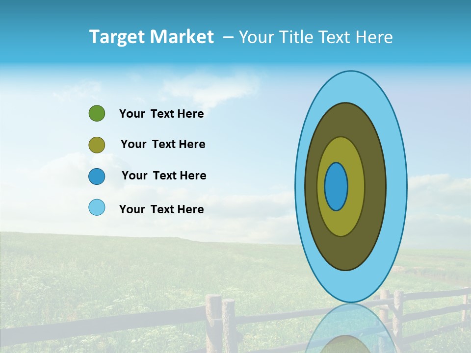 Plant Scene Beauty PowerPoint Template