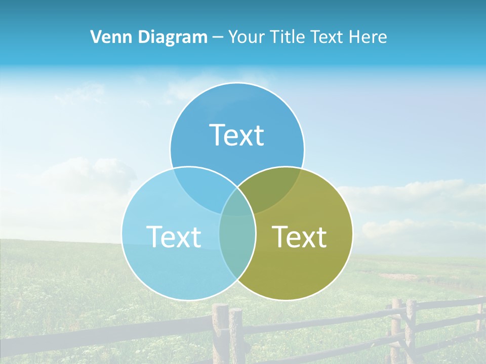 Plant Scene Beauty PowerPoint Template