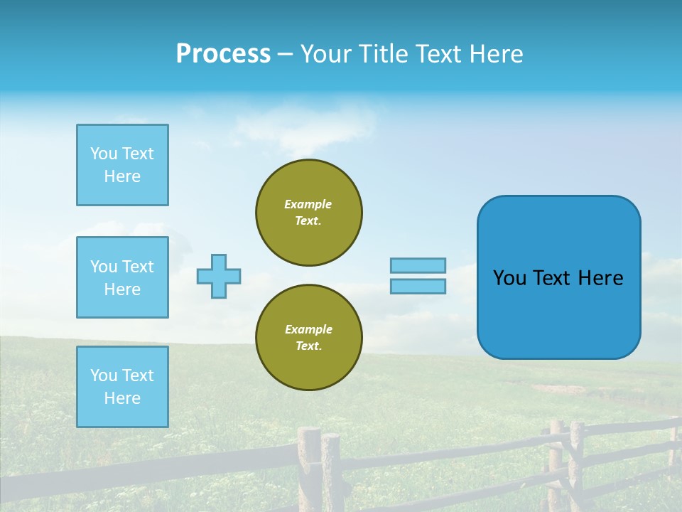 Plant Scene Beauty PowerPoint Template