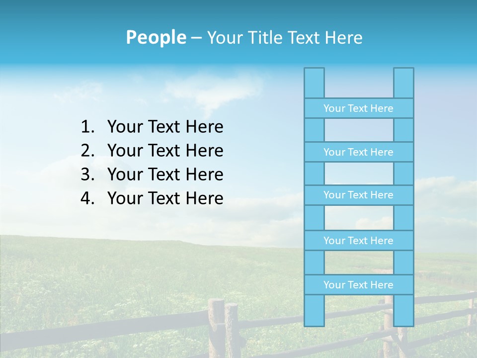 Plant Scene Beauty PowerPoint Template