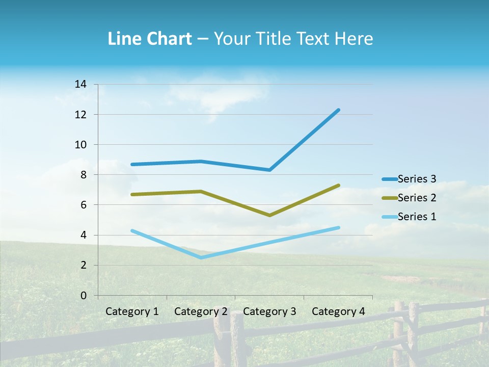 Plant Scene Beauty PowerPoint Template