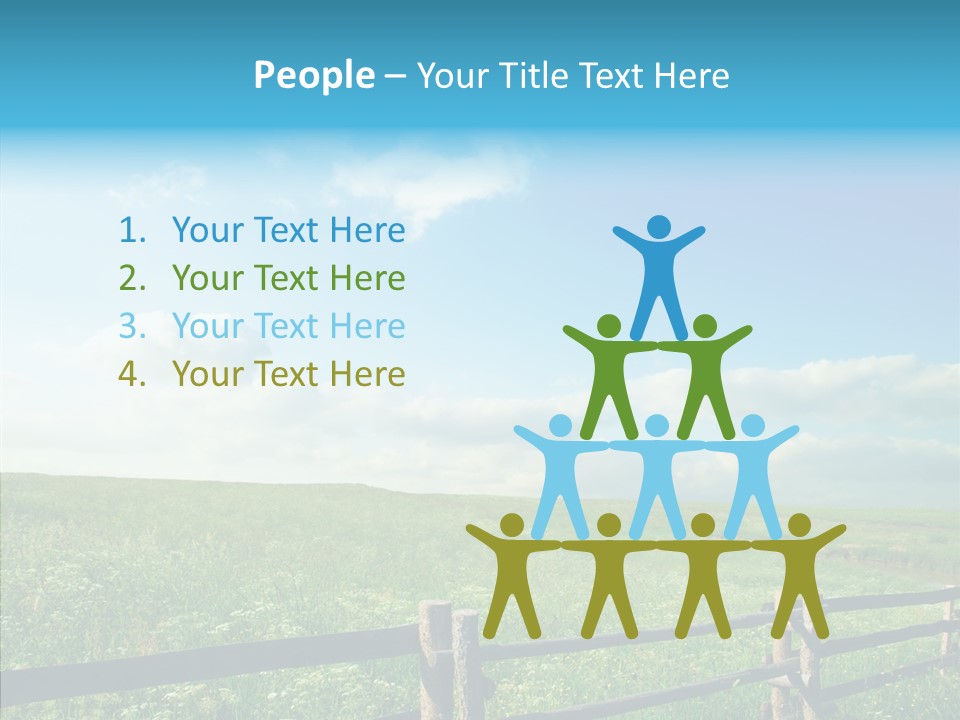 Plant Scene Beauty PowerPoint Template