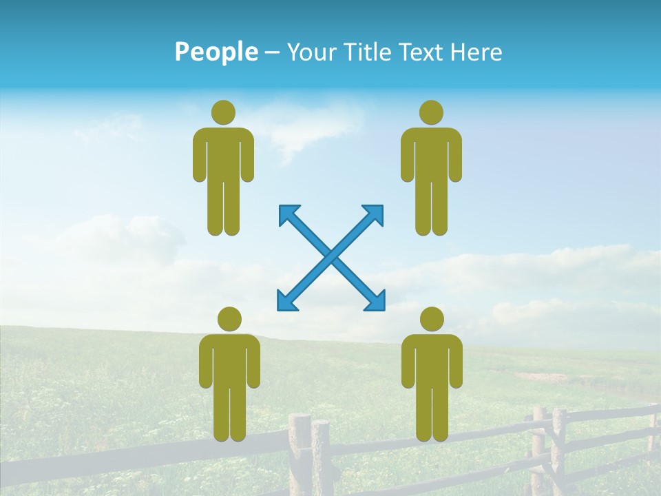 Plant Scene Beauty PowerPoint Template