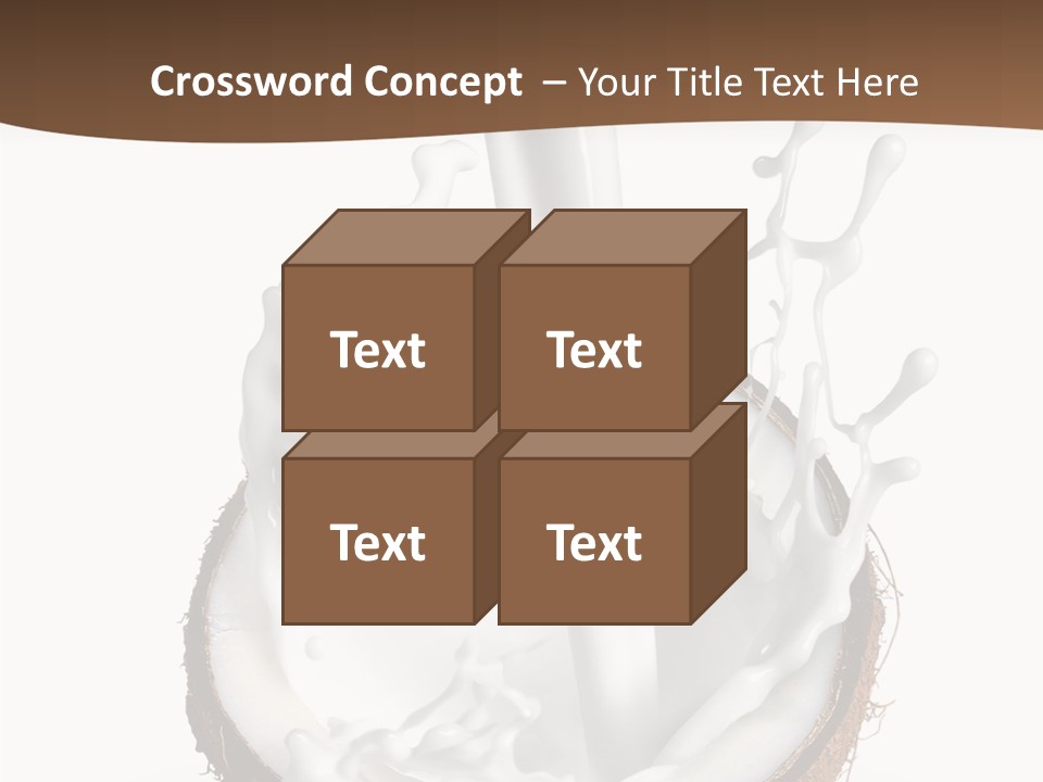 Fruit White Food PowerPoint Template